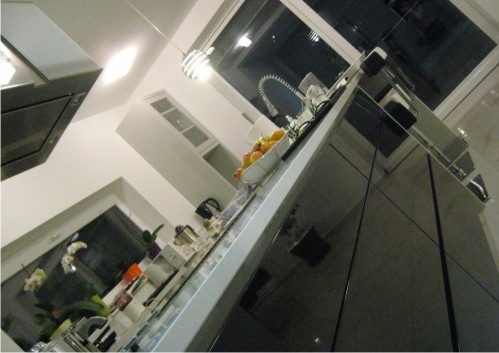 black kitchen
